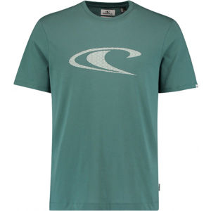 O'Neill LM WAVE T-SHIRT Pánske tričko, zelená,sivá, veľkosť