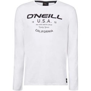 O'Neill LM OLSEN L/SLV T-SHIRT biela M - Pánske tričko s dlhým rukávom