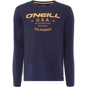 O'Neill LM OLSEN L/SLV T-SHIRT tmavo modrá XXL - Pánske tričko s dlhým rukávom