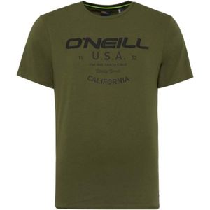 O'Neill LM DAWSON T-SHIRT tmavo zelená L - Pánske tričko