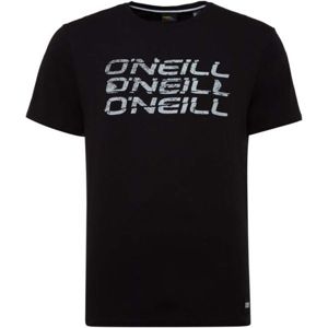 O'Neill LM TRIPLE ONEILL T-SHIRT Pánske tričko, čierna,biela, veľkosť