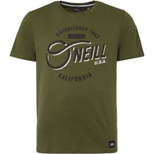 O'Neill LM MALAPAI CALI T-SHIRT tmavo zelená L - Pánske tričko