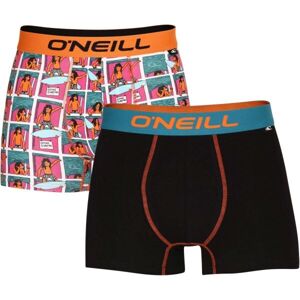 O'Neill BOXER COMIC&PLAIN 2-PACK Pánske boxerky, mix, veľkosť M