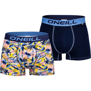 O'Neill BOXER LEAF&PLAIN 2PACK čierna XL - Pánske boxerky