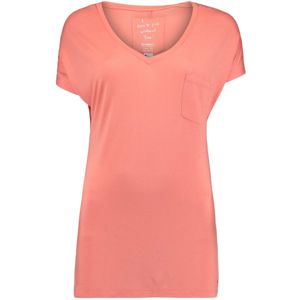 O'Neill LW ESSENTIALS V-NECK T-SHIRT fialová S - Dámske tričko