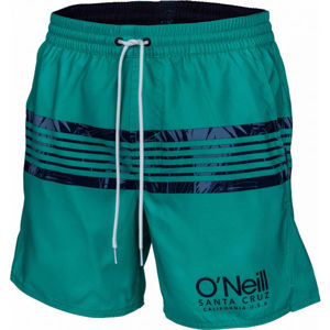 O'Neill PM CALI STRIPE SHORTS tmavo zelená XL - Pánske šortky do vody