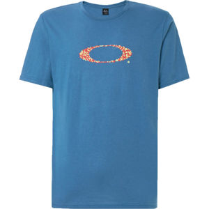 Oakley POP ELLIPSE SS TEE Pánske tričko, modrá, veľkosť M