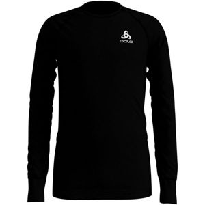 Odlo BL TOP CREW NECK L/S ACTIVE WARM KIDS čierna 128 - Detské tričko s dlhým rukávom