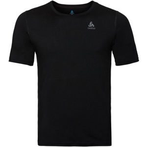 Odlo BL TOP CREV NECK S/S NATURAL 100% MERINO čierna L - Pánske funkčné tričko