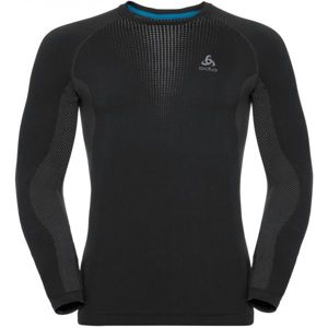 Odlo BL TOP CREW NECK L/S PERFORMANCE WARM čierna XL - Pánske tričko
