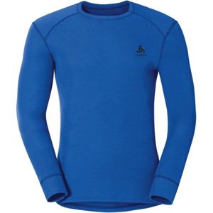 Odlo MEN ACTIVE L/S WARM modrá L - Pánske funkčné tričko
