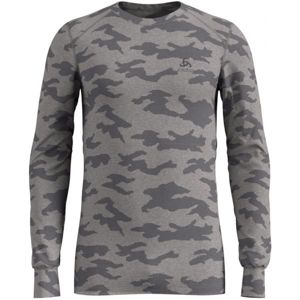 Odlo SUW MEN'S TOP L/S CREW NECK ACTIVE WARM XMAS Pánske tričko, sivá, veľkosť L