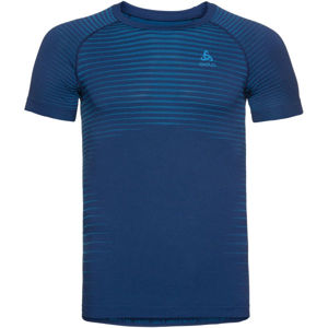 Odlo BL TOP CREW NECK S/S PERFORMANCE LIGHT modrá XL - Pánske funkčné tričko