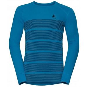 Odlo JUL PRINT THIRTL/S CREW NECK modrá XL - Pánske tričko