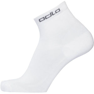 Odlo SOCKS ACTIVE QUARTER 2 PACK Unisex ponožky, biela, veľkosť 45