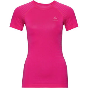 Odlo SUW WOMEN'S TOP CREW NECK S/S PERFORMANCE LIGHT ružová XL - Dámske tričko