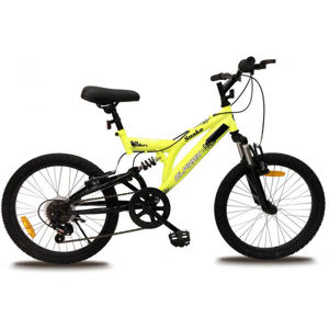Olpran SNAKE 20" žltá NS - Detský celoodpružený bicykel