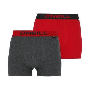 O'Neill BOXER PLAIN 2PACK Pánske boxerky, tmavo sivá, veľkosť M