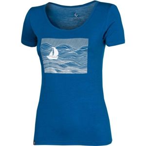 Progress SS SKIPPER LADY modrá XL - Dámske bambusové tričko