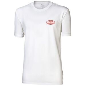 PROGRESS JAWA FAN T-SHIRT Pánske tričko, biela, veľkosť S