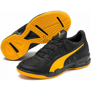 Puma AURIZ JR Juniorská volejbalová obuv, čierna, veľkosť 37