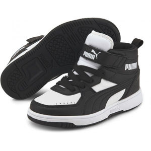 Puma REBOUND JOY AC PS Chlapčenská voľnočasová obuv, čierna, veľkosť 33