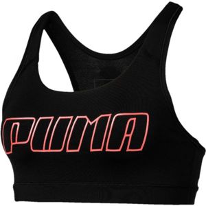 Puma 4KEEP BRA M Dámska podprsenka, čierna,ružová, veľkosť