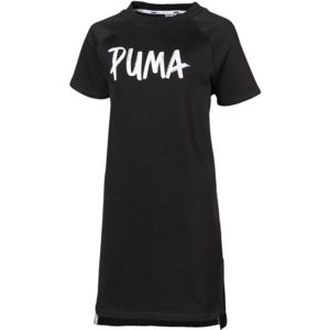 Puma ALPHA DRESS FL G Dievčenské šaty, čierna,biela, veľkosť