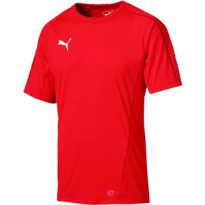 Puma FINAL TRAINING JERSEY červená S - Pánske športové tričko