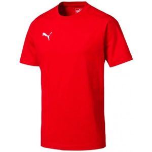 Puma LIGA CASUALS TEE červená S - Pánske tričko
