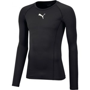Puma LIGA BASELAYER TEE LS Pánske funkčné tričko, čierna, veľkosť XXL