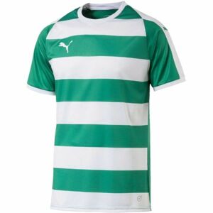 Puma LIGA JERSEY HOOPED zelená XXL - Pánske športové tričko