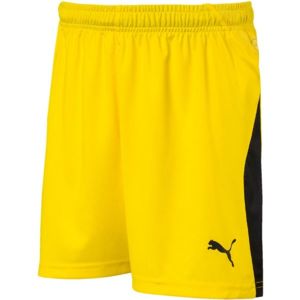 Puma LIGA SHORTS JR žltá 164 - Chlapčenské športové šortky