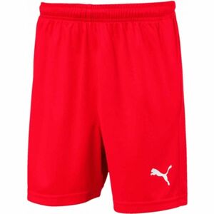 Puma LIGA SHORTS CORE JR červená 128 - Detské športové šortky