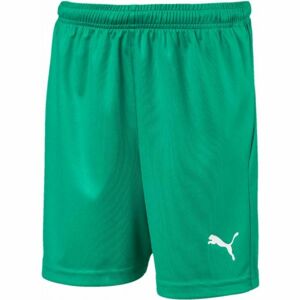 Puma LIGA SHORTS CORE JR Detské športové šortky, zelená, veľkosť 140