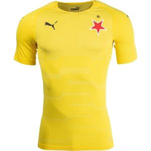 Puma SLAVIA FINAL EVOKNIT GK žltá M - Pánske brankárske tričko