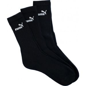 Puma SOCKS 3P Ponožky, čierna, veľkosť 35-38