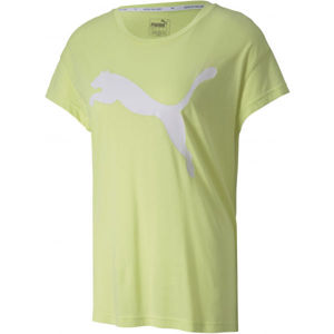 Puma ACTIVE LOGO TEE Dámske športové tričko, svetlo zelená, veľkosť M