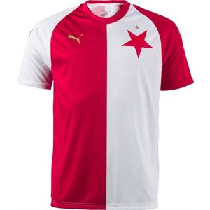 Puma SK SLAVIA HOME REPLICA Futbalový dres, červená, veľkosť XXL