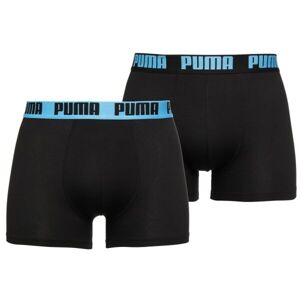 Puma BASIC BOXER 2P Pánske boxerky, čierna, veľkosť M