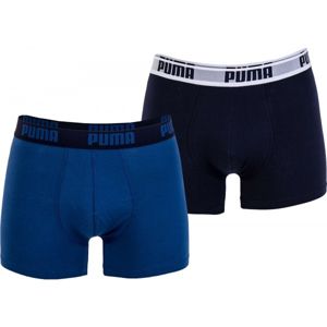 Puma BASIC BOXER 2P Pánske boxerky, čierna,tmavo modrá, veľkosť