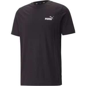 Puma ESS+2 COL SMALL LOGO TEE Pánske tričko, čierna, veľkosť