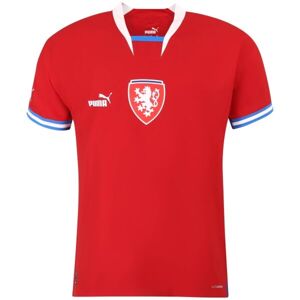 Puma FACR HOME JERSEY PROMO Pánske futbalové tričko, červená, veľkosť L