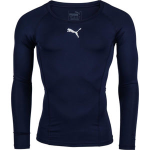 Puma LIGA BASELAYER TEE LS Pánske funkčné tričko, tmavo modrá, veľkosť XL