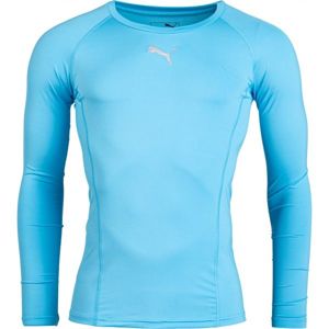 Puma LIGA BASELAYER TEE LS modrá XL - Pánske funkčné tričko