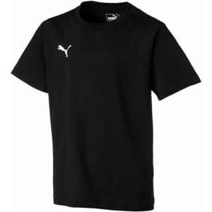 Puma LIGA CASUALS TEE JR Chlapčenské tričko, čierna, veľkosť 128