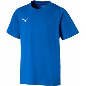 Puma LIGA CASUALS TEE JR modrá 176 - Chlapčenské tričko