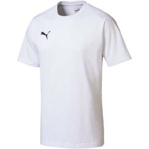 Puma LIGA CASUALS TEE biela XXL - Pánske tričko