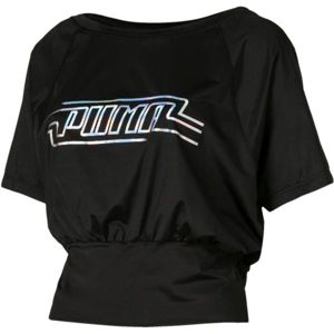 Puma ON THE BRINK TEE čierna S - Dámske tričko