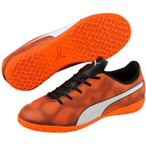Puma RAPIDO IT JR oranžová 1 - Detská halová obuv